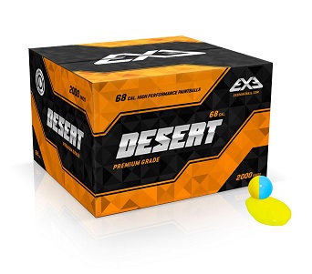 Paintballs EXE Desert Blue/Yellow/Yellow Fill *Envío Gratis 2/3 Días